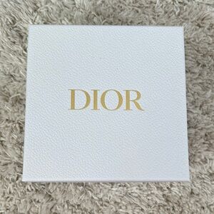 Dior White Box with Gold Logo